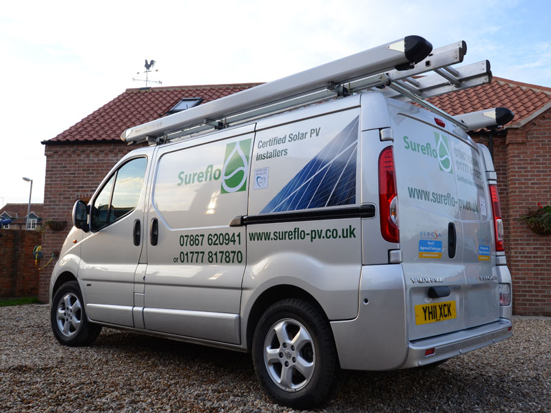 Vehicle advertising, van graphics produced in Retford